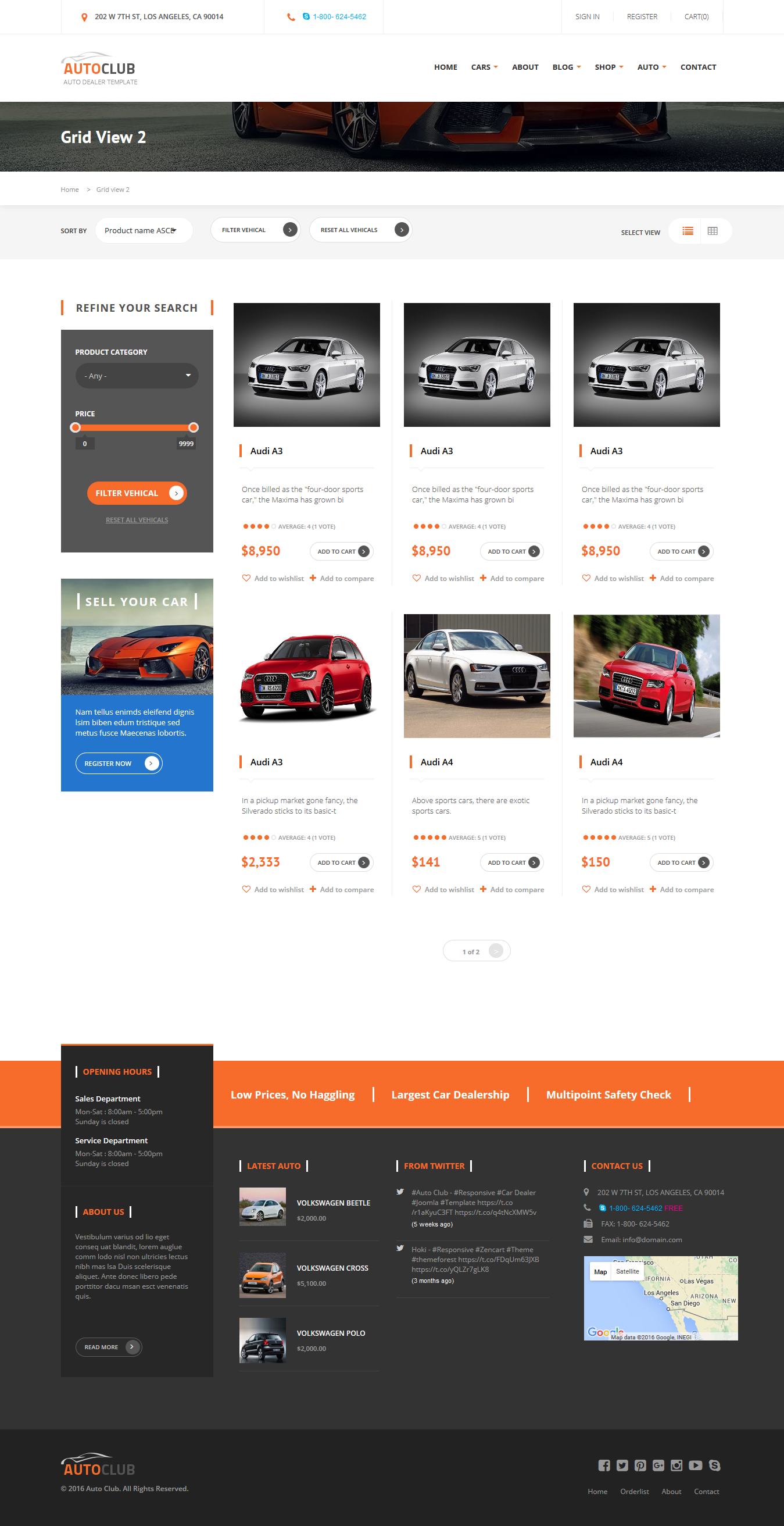 Auto Club Responsive Car Dealer Drupal Theme by dasinfomedia